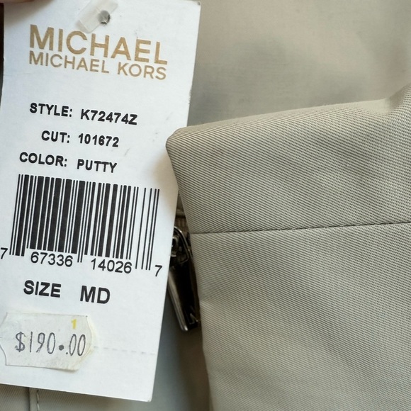 Michael Kors Trench Jacket – Putty – Size M – NWT - Picture 8 of 9